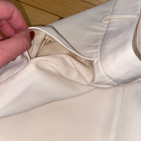 2-item deal! Cream Top Shop tailored blazer and skirt set with pockets - Picture 6 of 9